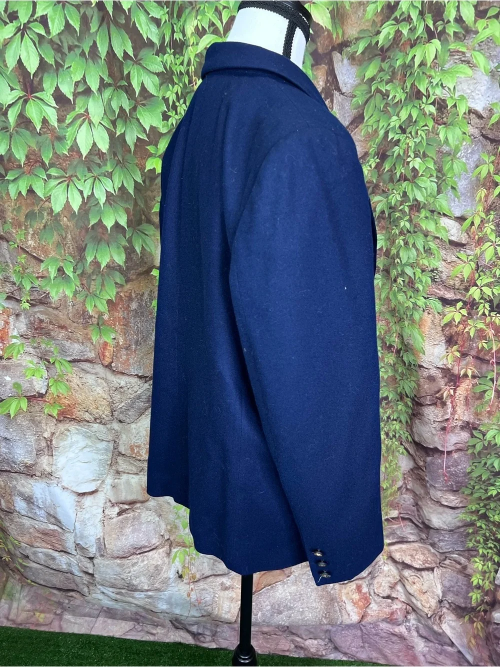 VINTAGE PENDLETON Navy Wool Two-Button Heritage Classic Preppy Blazer, 12P